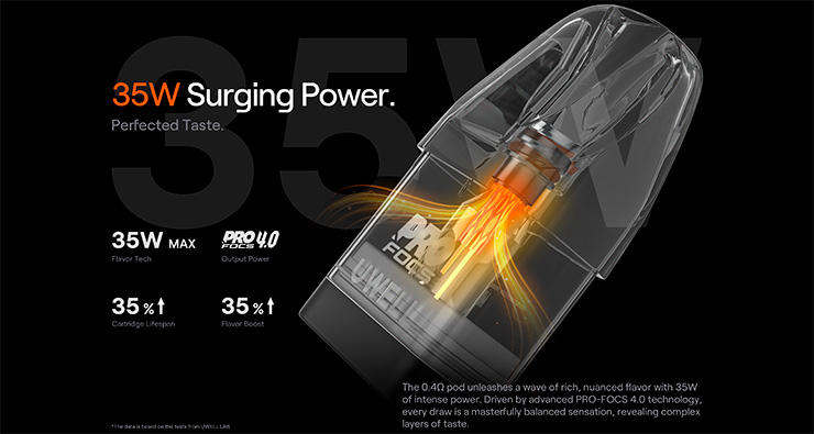 Uwell Caliburn G5 Lite SE 35w surging power